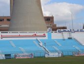 شاهد.. الاستعدادات النهائية لاستاد غزل المحلة لاستقبال مباراة الاهلي 