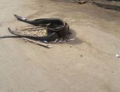 بالصور .. بالوعة عارية وسط شارع خان يونس بوسط البلد والأهالى يستغيثون