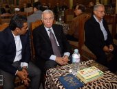 نجوم الأهلى والزمالك فى عزاء أحمد رفعت