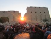 باحثون بالأقصر يرصدون تعامد الشمس غدا على المعابد الفرعونية جنوب الصعيد