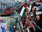 صور.. العالم هذا المساء..30 قتيلا فى انهيارات أرضية بالفلبين..مقتل وإصابة 53 شخصا فى هجوم على كنيسة بباكستان..قوارب "سانتا كلوز" تجوب إيطاليا احتفالا بالكريسماس..ومطعم فلسطينى يخفض أسعاره لمواطنى كوريا الشمالية