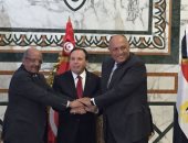 وزراء خارجية مصر وتونس والجزائر يؤكدون رفضهم لأى تدخل خارجى فى ليبيا