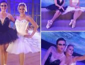 بشرى تهنئ نيللى كريم بعيد ميلادها بـ "استعراض بحيرة البجع " 