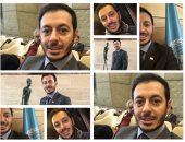 صور.. مصطفى شعبان فى اليونسكو للاحتفال باليوم العالمى للغة العربية