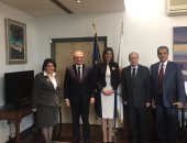 وزير خارجية قبرص يؤكد لوزيرة الهجرة أهمية المشاركة بملتقى العودة للجذور