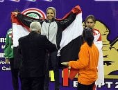 هبة صالح تتوج بذهبية البطولة الأفرو آسيوية للأثقال (صور)