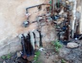 اضبط مخالفة.. مياه الصرف تغرق أحياء الداخلة بالوادى الجديد.. صور