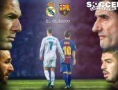 انطلاق مباراة الكلاسيكو بين ريال مدريد وبرشلونة