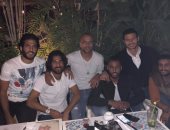 عاشور وإينو ومروان محسن يحتفلون بعيد ميلاد حارس الأهلى