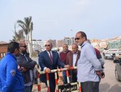 صور .. محافظ البحر الأحمر يتفقد مشروعات التطوير بمدينة الغردقة 