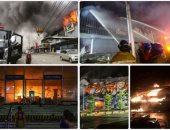 مصرع  37 شخصا فى حريق ضخم بمركز تسوّق بالفلبين