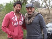 صور.. كواليس مشاهد دياب أمام النجم العالمى "بويكا" فى فيلم "حرب كرموز"