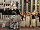 فيديو وصور.. بميلادك تترنم الملائكة.. الكاثوليك يحتفلون بالكريسماس بالصلاة لمصر وجيشها ورئيسها.. الكشافة تتبادل مهام الحراسة مع الشرطة.. وبطريرك الكاثوليك: بابا الفاتيكان يصلى لنا 