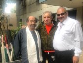 صورة من كواليس أول يوم تصوير فيلم "قرمط بيتمرمط" لـ أحمد آدم