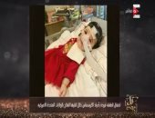 عمرو أديب يعرض صور الطفلة فريدة المصابة بضمور بفستان أحمر احتفالاً بـ"الكريسماس"