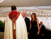 صور.. ترامب يحضر قداس عيد الميلاد فى فلوريد ويقضى عطلته السنوية