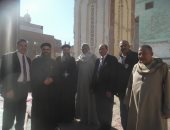 صور.. قيادات الأقباط الأرثوذكس يتبرعون بـ10 أطنان أسمنت لتطوير مسجد إسنا