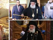 بطريرك الروم الأرثوذكس: مصر بوابة أفريقيا والقدس مدينة الله..ويكشف: إبراهيم محلب المهندس المسلم رمم لنا دير مارجرجس.. والقديس يحظى بمحبة المسلمين والأقباط وسنبني مستشفى خيري في مصر..وزوروا الدير وافتخروا به