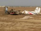 ننشر صور الطائرة العسكرية السودانية المنكوبة