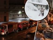 العالم هذا المساء بالصور.. يوم عصيب فى روسيا.. قتلى وجرحى إثر احتجاز رهائن بموسكو وتفجير بسانت بطرسبورج.. قتيل و75 مصابا نتيجة زلزال جديد يضرب إيران.. الثلوج تعطل الحركة بأمريكا وتقطع التيار الكهربى ببريطانيا