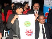 صاحبة السعادة فى جولة بشركة النيل بعد دعم البرنامج لمبيعاتها كمنتج مصرى (صور)