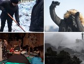 صور.. العالم هذا الصباح.. تساقط ثلوج زرقاء فى روسيا.. مصرع شخصين بإسبانيا بسبب العاصفة "برونو".. اشتباكات عنيفة بين شرطة بوليفيا ومحتجين على سياسات الرعاية الصحية.. وعودة الكهرباء فى ديزنى لاند بكاليفورنيا