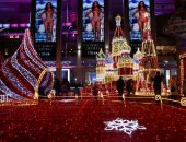 أجواء احتفالية مبهرة بالكريسماس فى روسيا