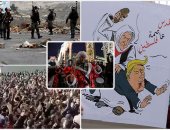 صور.. العالم هذا المساء.. إصابة 50 فلسطينيا برصاص الاحتلال الإسرائيلى فى غزة.. آلاف الأردنيين يتظاهرون رفضا لقرار ترامب حول القدس.. احتجاجات فى إيران ضد روحانى.. واستمرار احتفالات الكريسماس بأمريكا وروسيا