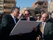 وزير النقل يضع حجر الأساس لإنشاء 4 كبارى بالدقهلية