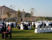 صور.. تجهيزات حفل خطوبة "شيكابالا" بأحد فنادق أسوان