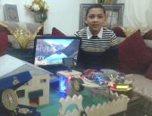 صور.. طالب يبتكر نظاما أمنيا لحماية منازل ذوى الاحتياجات بالوادى الجديد