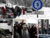 العالم هذا المساء بالصور.. فوضى فى إيران وقوات الأمن تطلق الرصاص على المتظاهرين.. ترحيب دولى بإجلاء المرضى من الغوطة السورية..الثلوج تغطى شوارع فرنسا.. تشييع جثمان فلسطينى بعد استشهاده برصاص الاحتلال الإسرائيلى