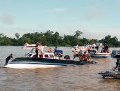 مصرع 25 شخصاً فى حادث اصطدام قاربين فى نهر وسط بنجلاديش