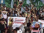 مظاهرات احتجاجية فى باكستان ضد تغريدة ترامب (صور)