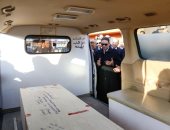 خروج جثمان الكاتب الصحفى إبراهيم نافع من مطار القاهرة