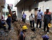 بدء توصيل الغاز الطبيعى لبيلا وإصلاح خط الصرف بالبرلس بكفر الشيح