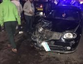 إصابة 6 أشخاص إثر تصادم سيارتين بطريق "بورسعيد - المطرية"