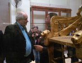 نائب وزير الخارجية اليونانى يزور المتحف المصرى ضمن جولته بالقاهرة