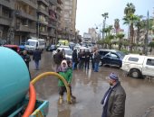 فيديو.. محافظ الغربية يتفقد حالة أنفاق وشوارع طنطا ويوجه بسرعة شفط مياه الأمطار
