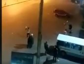 تجمهر عدد من الأهالى أمام قسم المقطم