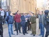 صور.. مدير أمن دمياط يتفقد تأمين الكنائس ويقود حملة أمنية لضبط الشارع