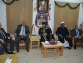 صور ..محافظا المنيا والوادى الجديد ومديرا الأمن يقدمون التهنئة للأخوة الأقباط