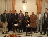 صور .. "مستقبل وطن" فى أسيوط يقدم تهانى عيد الميلاد بكنائس المحافظة