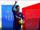 شاهد.. تقديم كوتينيو إلى جماهير برشلونة فى كامب نو 