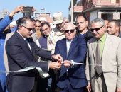 فيديو وصور.. محافظ بورسعيد ووكيل البرلمان يفتتحان محطة معالجة الصرف بقرية الرضوان