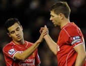 ستيفن جيرارد: أشعر بالمرض بعد رحيل كوتينيو إلى برشلونة 