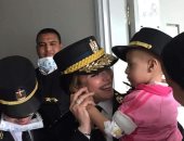 "سيلفى وضحك ولعب وجد".. الشرطة النسائية تزور الأطفال مرضى السرطان.. صور