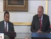فيديو.. متحدث وزارة الخارجية ينشر لحظة استقبال سامح شكرى نظيره الإثيوبى