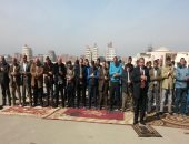  جامعة بنى سويف تؤدى صلاه الغائب على طالبين لقيا مصرعهما فى حادث سير  