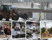 سيول وانهيارات طينية تضرب ولاية كاليفورنيا الأمريكية